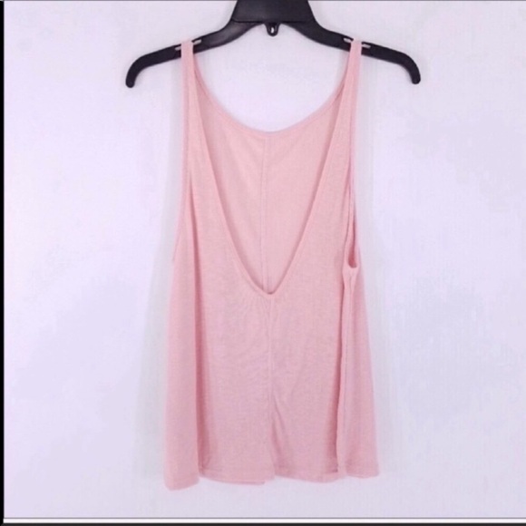 Free People Pink Ribbed Tank - Picture 6 of 6